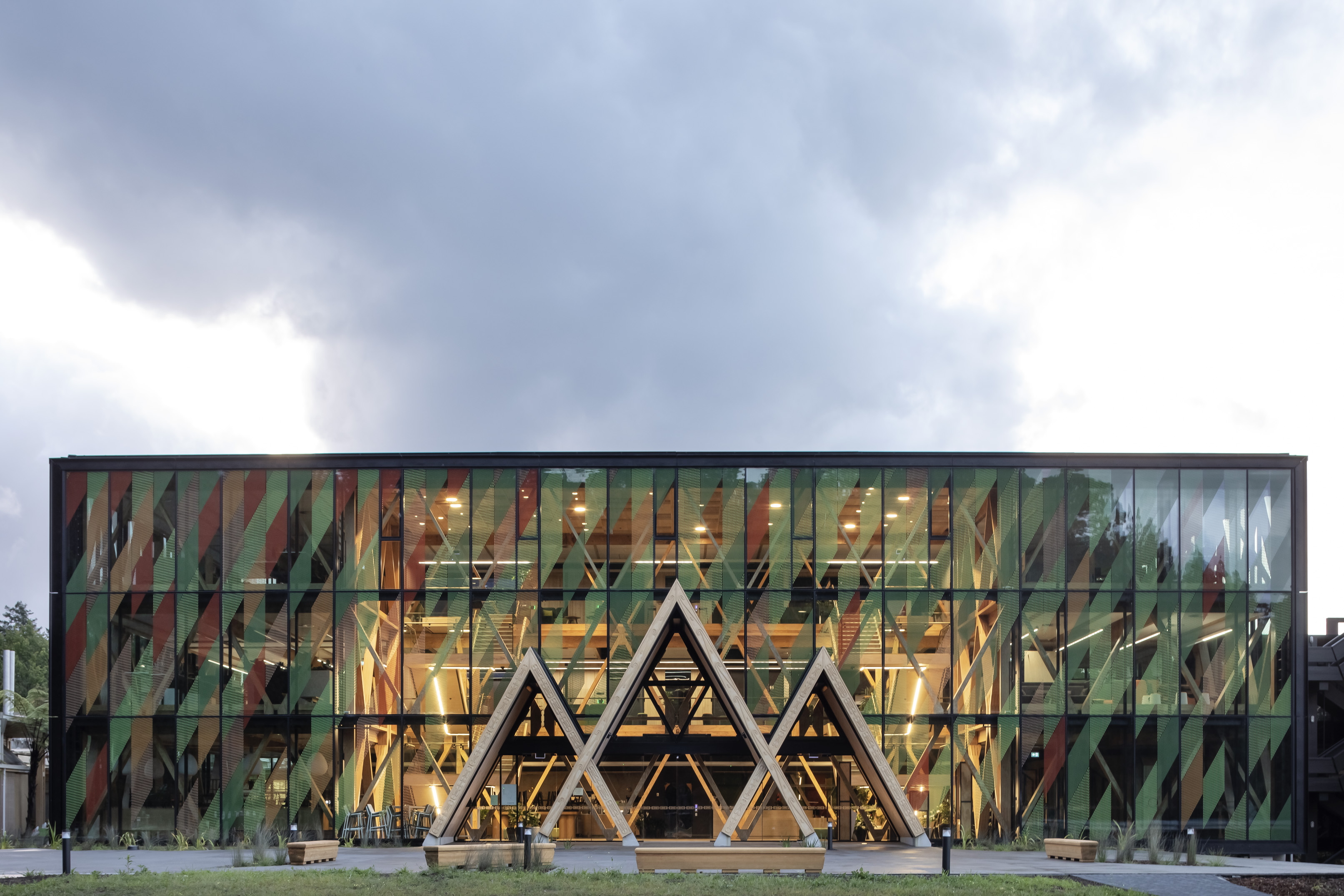 Te Whare Nui o Tuteata; SCION Timber Innovation Hub