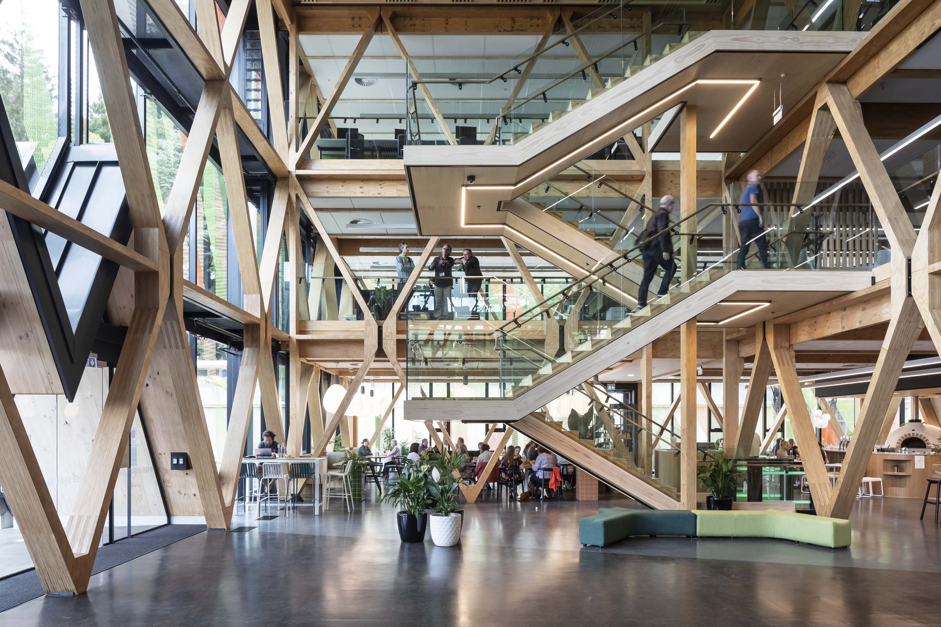 Te Whare Nui o Tuteata; SCION Timber Innovation Hub