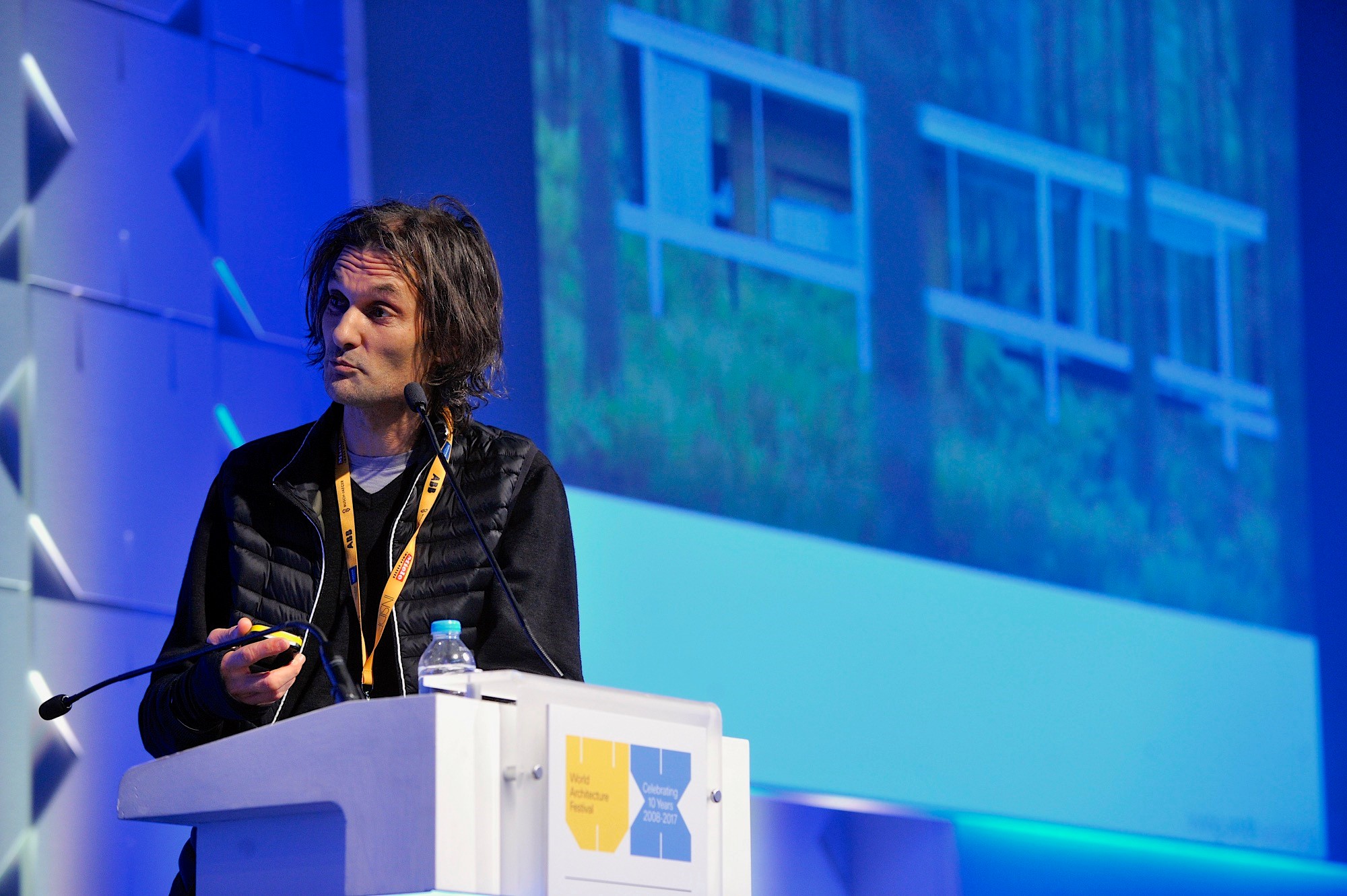 17.11.17 - Jeremy presenting to SuperJury for World Building of the Year, World Architecture Festival 2017, Berlin
